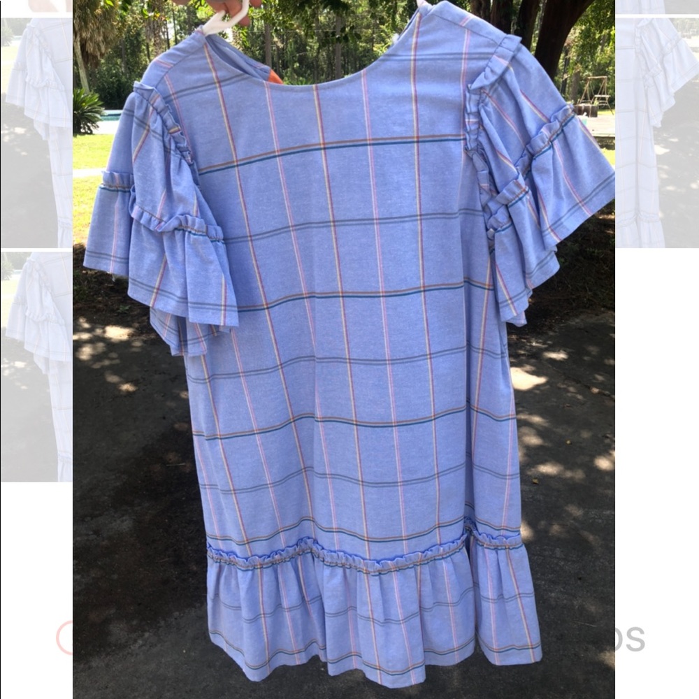 Crosby Posey Dress in Pastel Plaid size Small